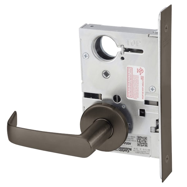 Half Dummy Trim Mortise Trim, NS Lever, A Rose, Oil Rubbed Bronze